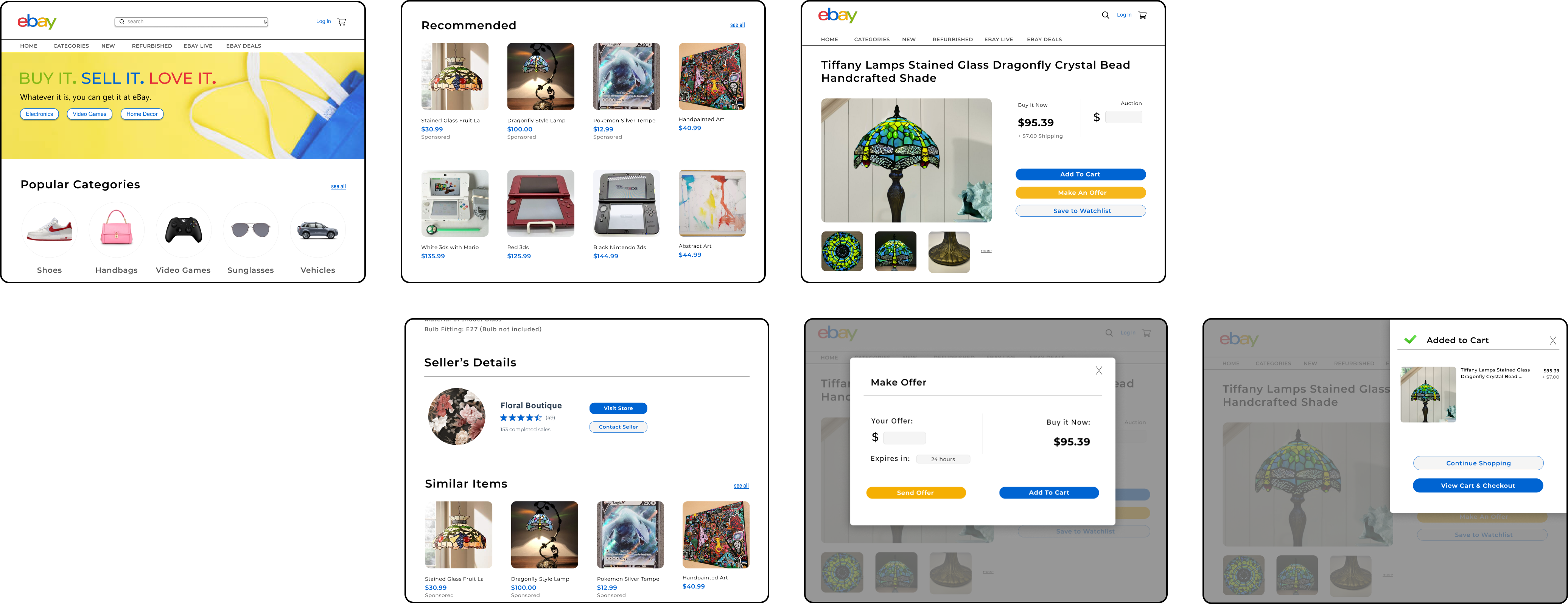 Ebay Web Collage